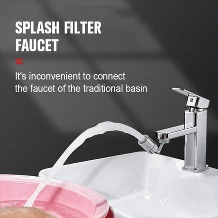2020 Universal Splash Filter Faucet 720° Rotate Water Outlet Faucet 